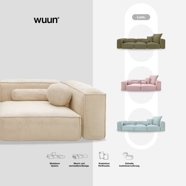 Sofa Luno von wuun®