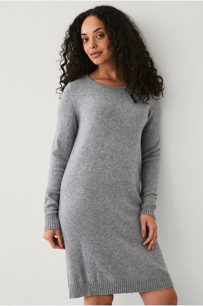 Klänning viRil L/s Knit