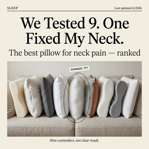 The Best Pillows For Neck Pain Of 2026 (and The Ones To Avoid)