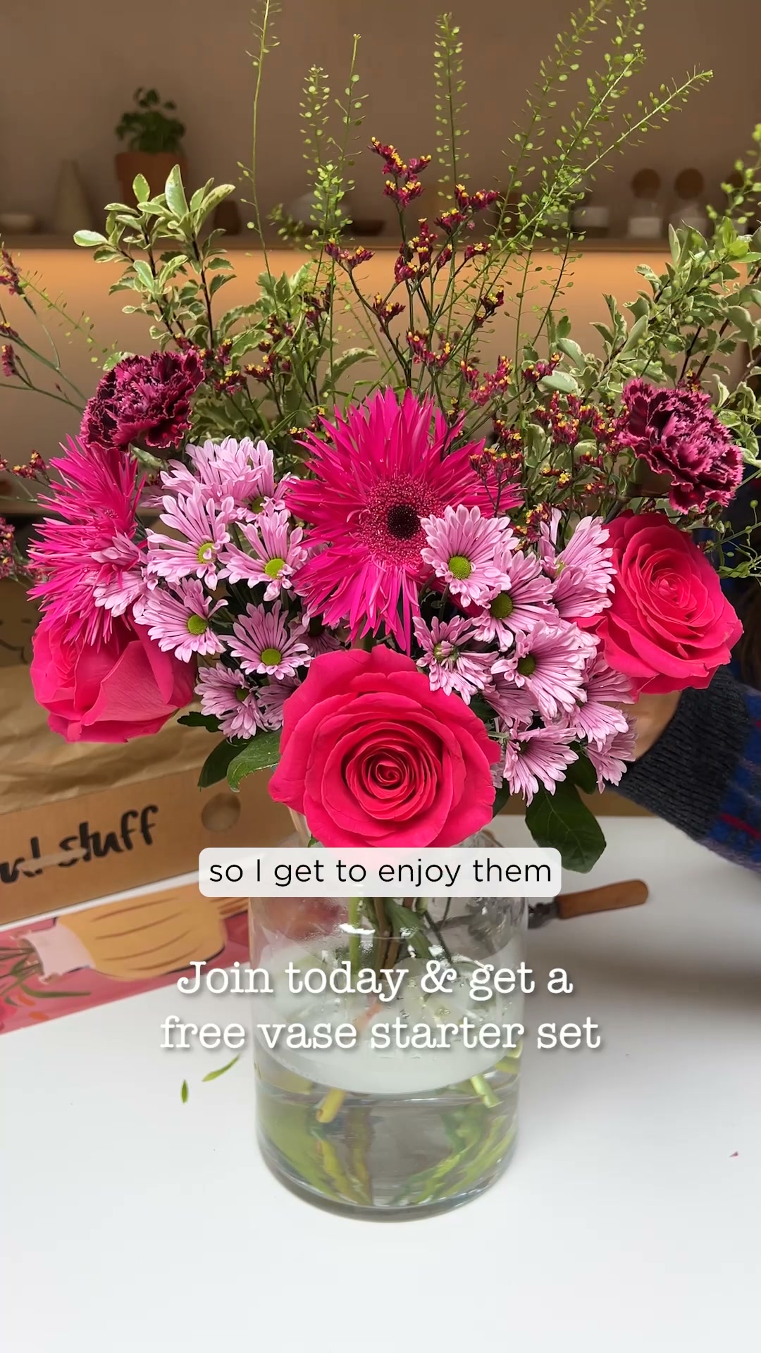 Claim FREE Vase Starter Set