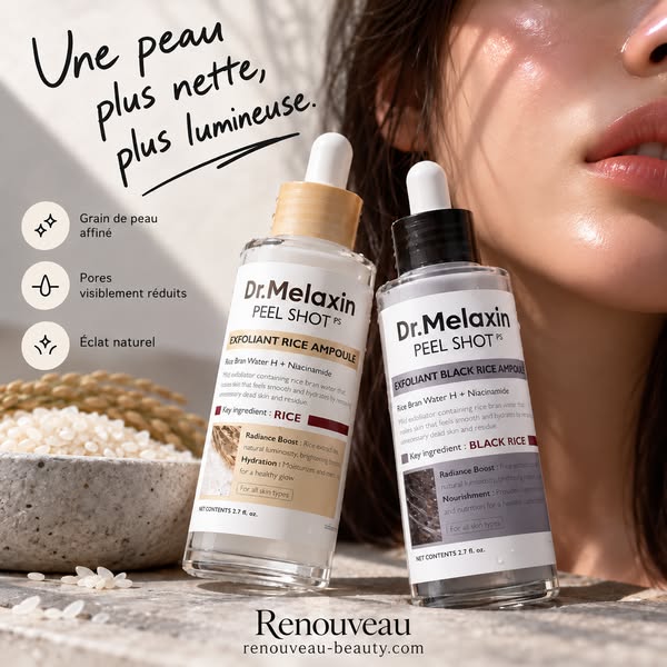Une peau plus nette et lumineuse