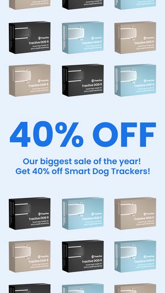 Top summer deal: 40% off dog trackers
