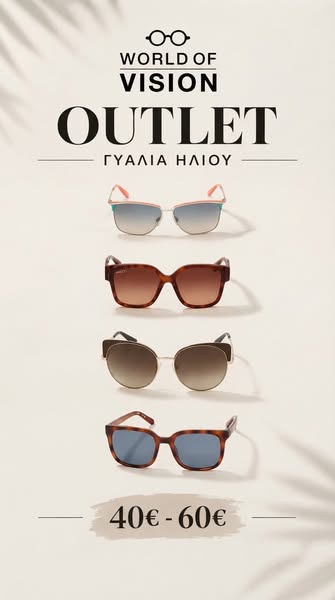 Επώνυμα γυαλιά 40€ & 60€