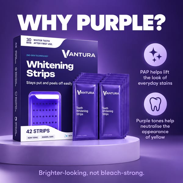 Why are the strips purple?