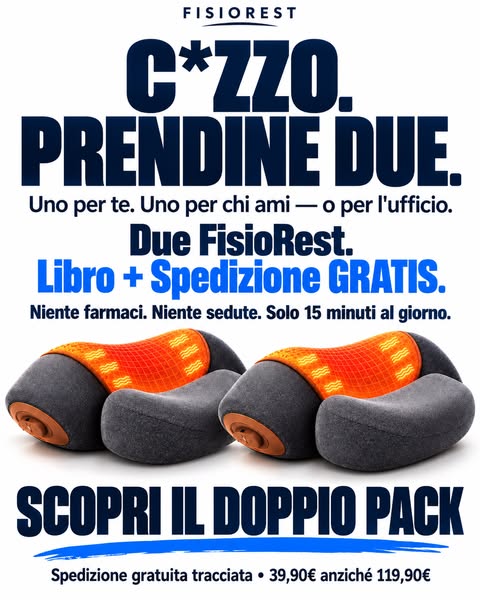 ADDIO A DOLORI A COLLO E SPALLE