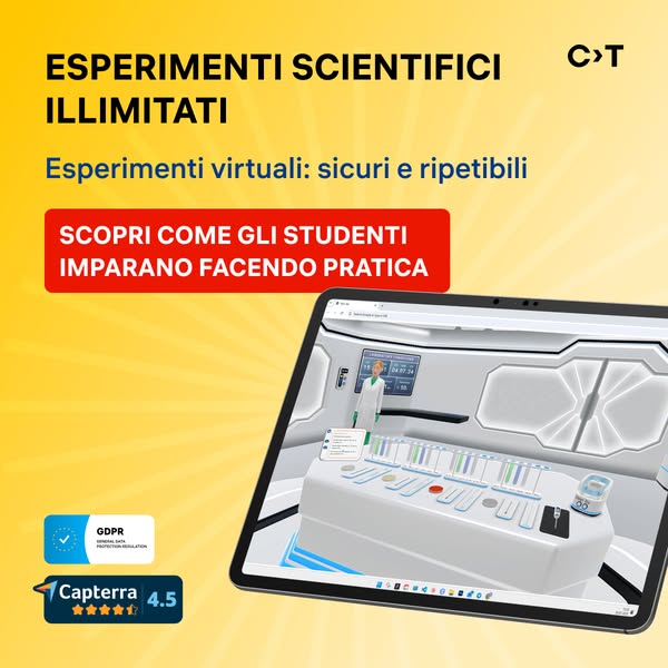 Laboratori virtuali di biologia, chimica e fisica su qualsiasi dispositivo
