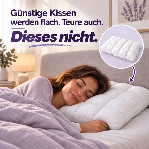 Das Kissen, das sich anfühlt wie Schlafen auf einer Wolke