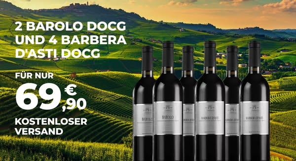 Barolo DOCG und Barbera D'Asti DOCG