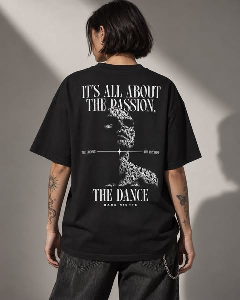 Passion Oversized Shirt - Bio Baumwolle für Techno & Rave