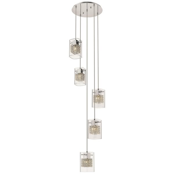 Florence Large Pendant Chrome
