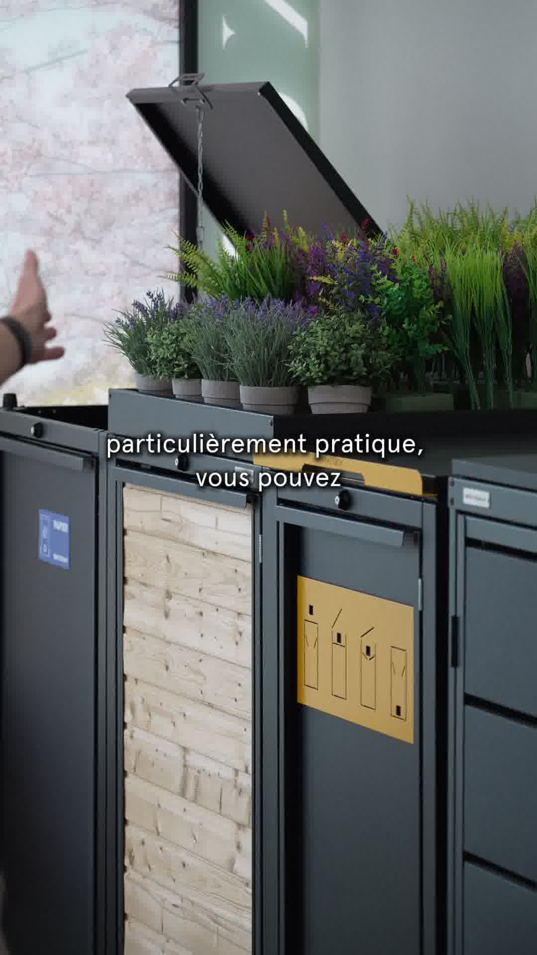 Découvrez des caches-poubelles élégants