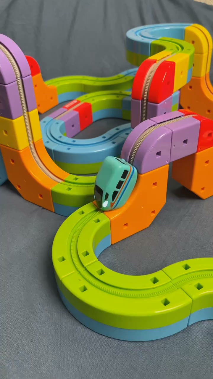 They build it. The train runs it.