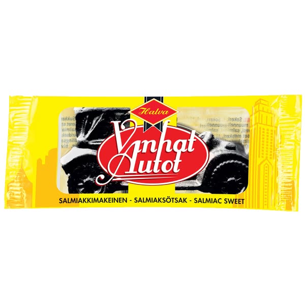 Halva Vanhat Autot salmiakki 15 g