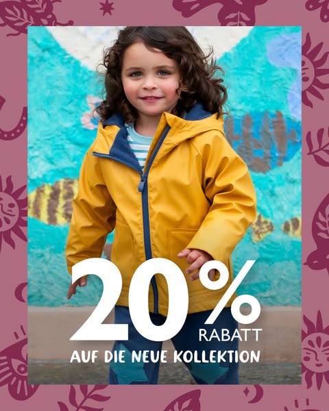 20 % Rabatt auf Kindermode