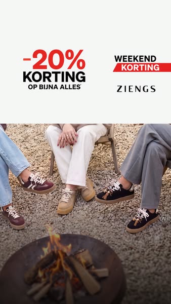 Shop dit weekend met 20% korting*