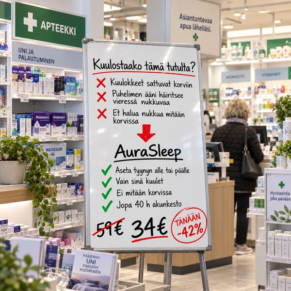 Nuku ilman kuulokkeita