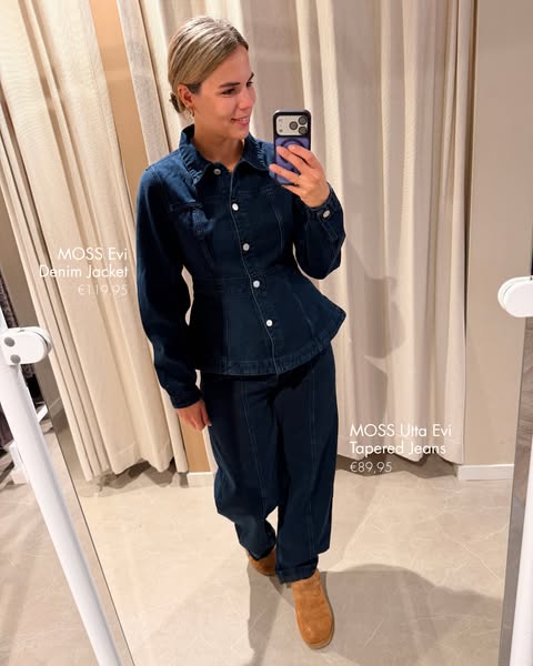 Deze MOSS Copenhagen denim set wil je hebben!