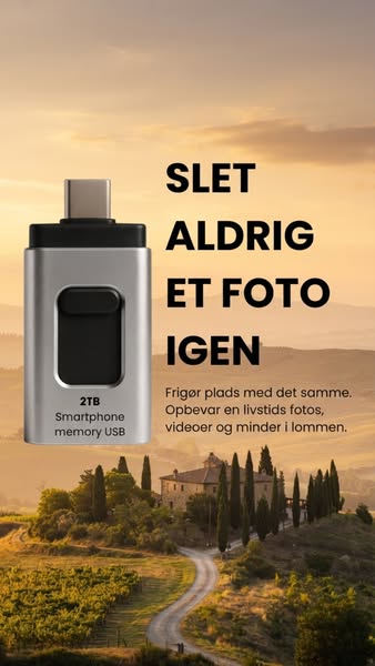 Slut Med "Lagerplads Fuld" – 2TB USB Til Smartphone