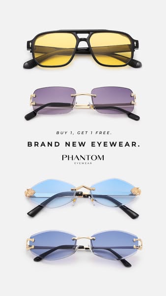 Anúncio de Phantom Eyewear