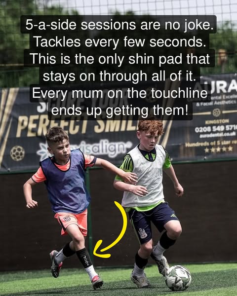 Shin pads. No moaning. No fixing. Done.
