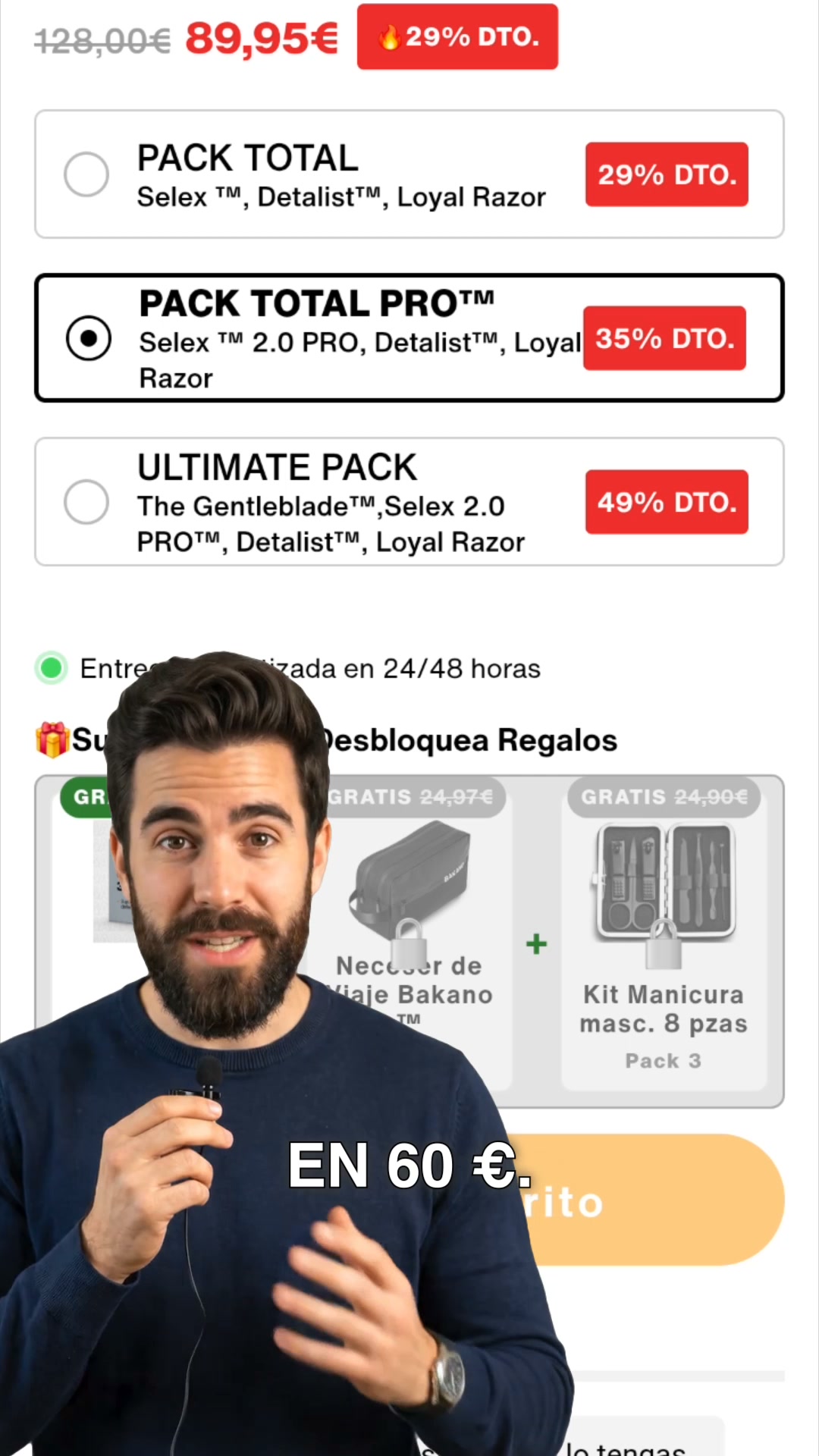 Cuanto más subes de pack, más ganas