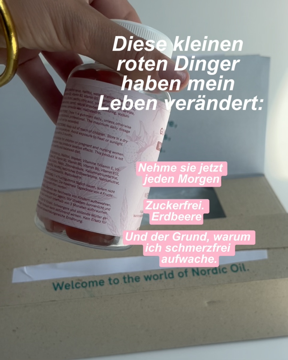Schmerz-Gummies für nur 29€