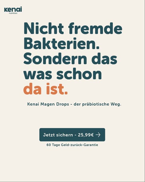 Für die normale Verdauung – jeden Tag