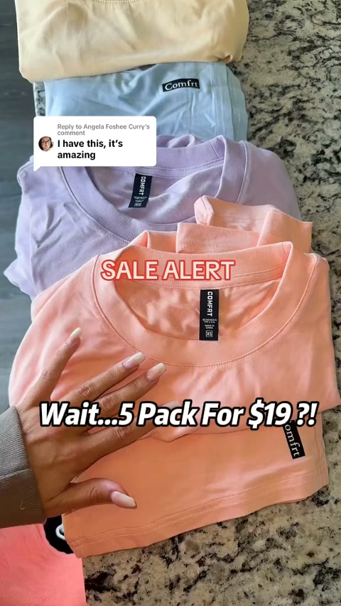 5 Sets today for $19.99（Long-sleeve version available）