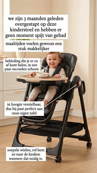 Schommelen. Slapen. Spelen. De Nieuwste Kinderstoel!