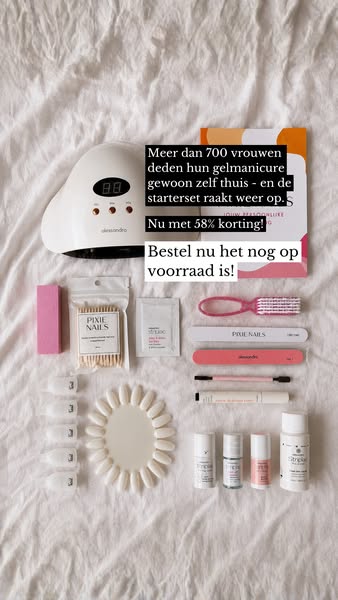 Nr 1 gellak set + begeleiding.