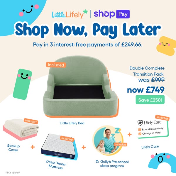 A softer first big-kid bed