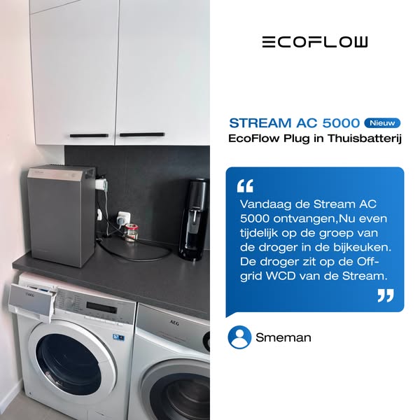 EcoFlow Plug-in Thuisbatterij | STREAM AC 5000