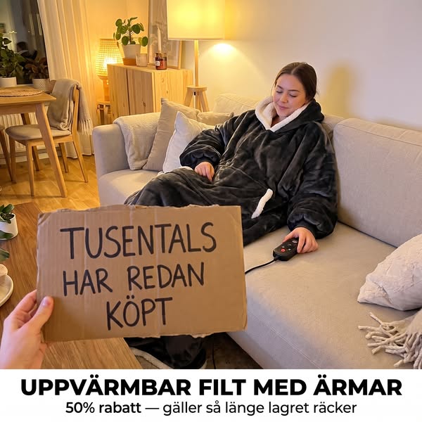 50% på VÄRMORA™ idag – frys aldrig hemma igen.