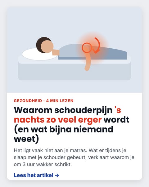 Het beste mineraal om schouderpijn te verlichten!