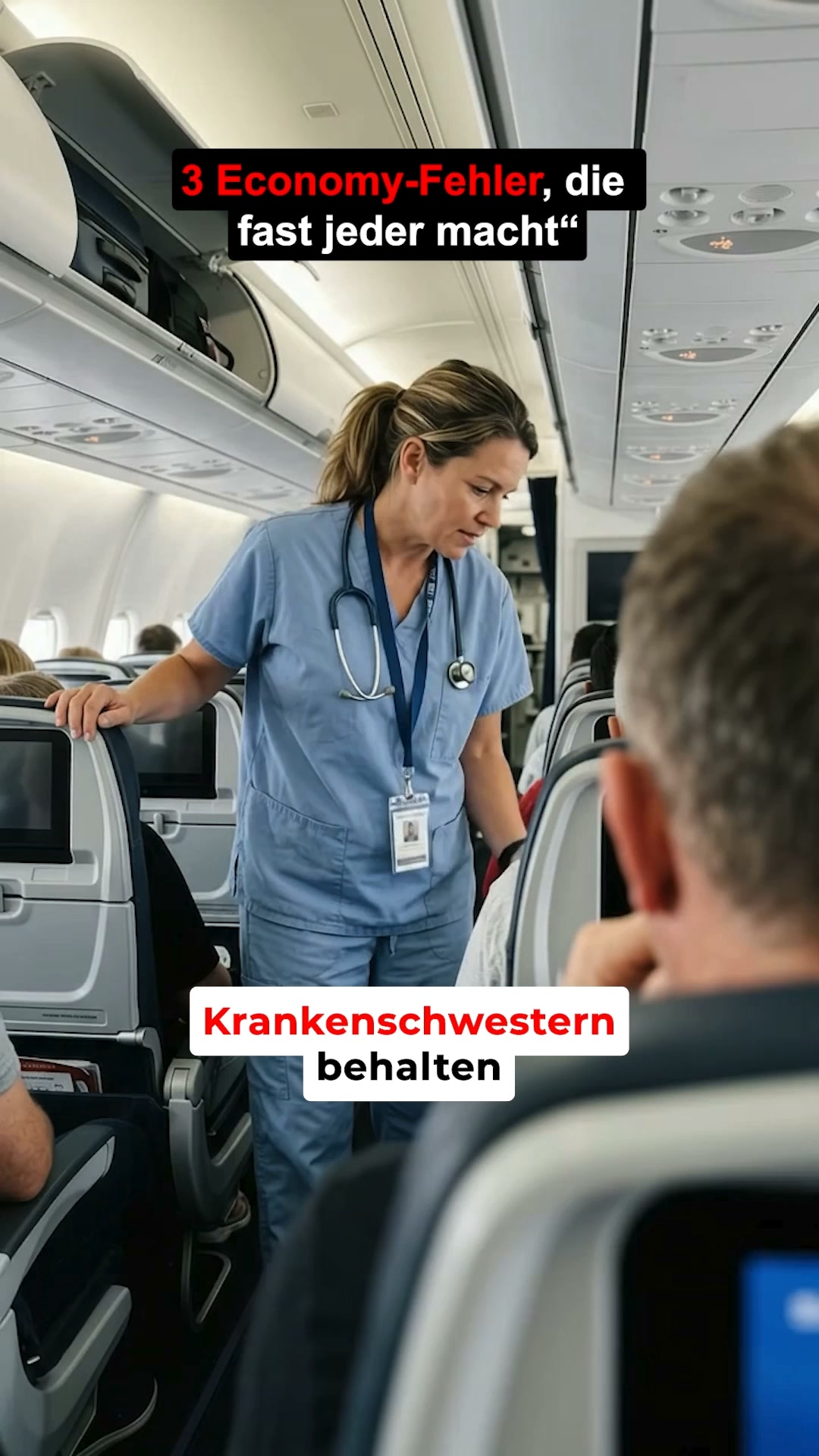 Beuge Schmerzen auf Flugreisen vor