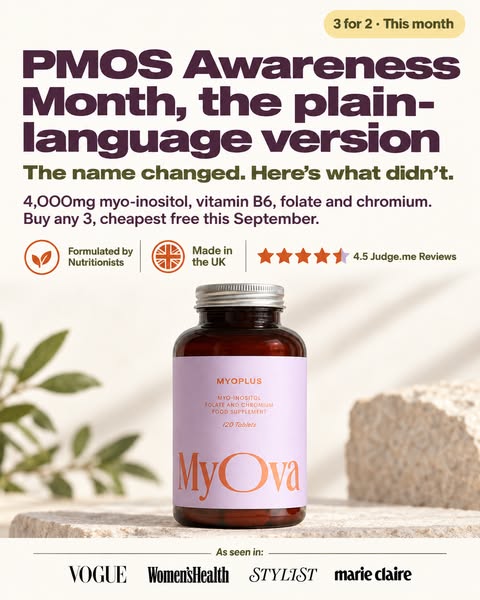 PMOS Awareness Month, the plain-language version