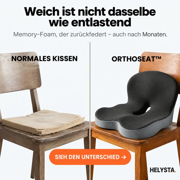 Endlich wieder schmerzfrei sitzen