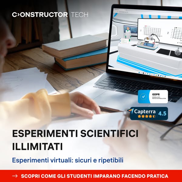 Laboratori virtuali di biologia, chimica e fisica su qualsiasi dispositivo