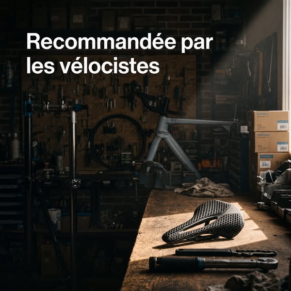 Roulez 100km+ sans douleur avec la selle Apex 3D