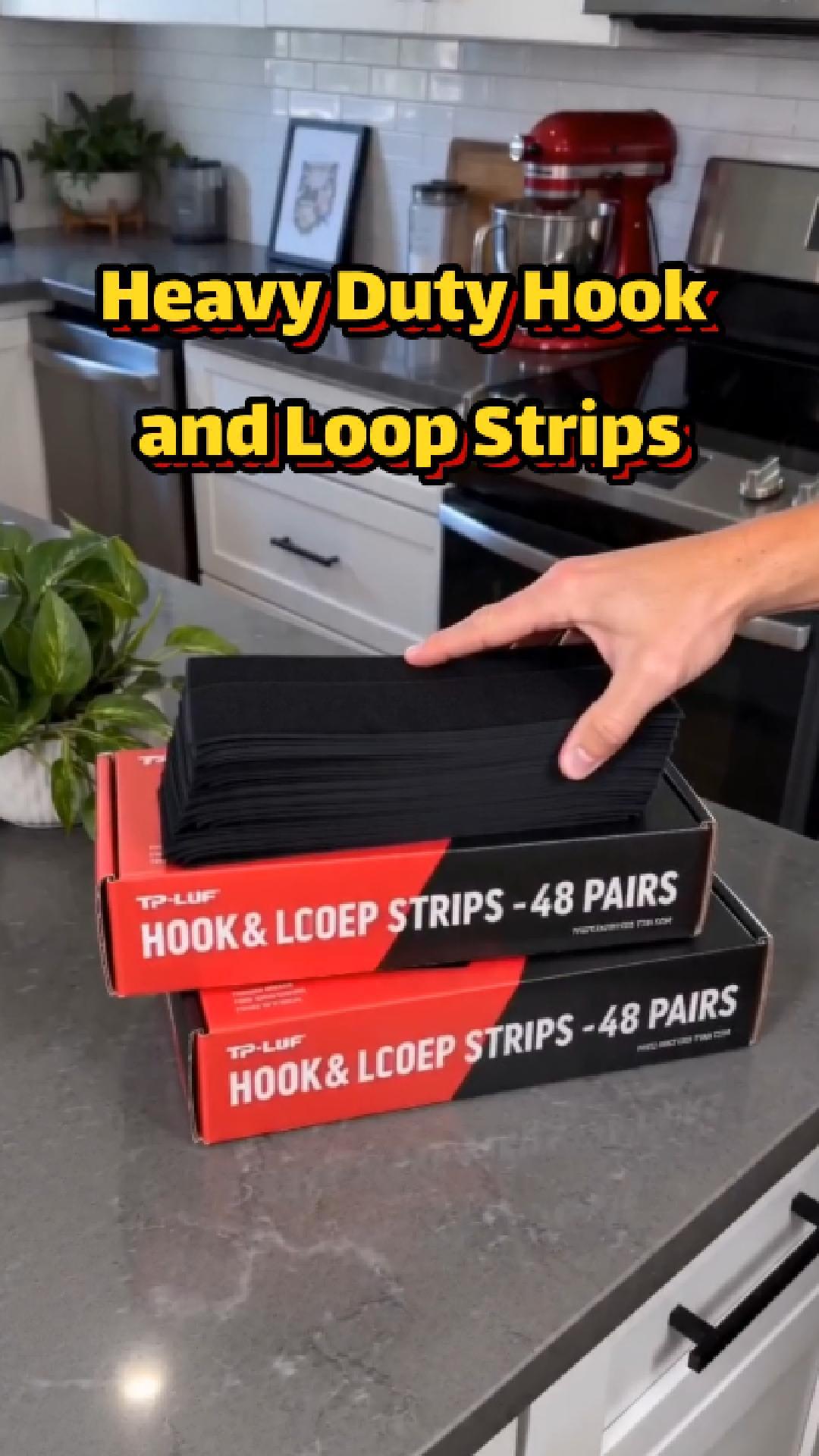 Double Sided Heavy Duty Hook & Loop – Holds Strong, Reusable!