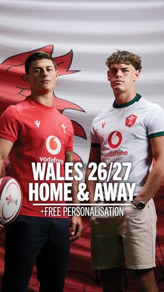 Wales 26/27 Home & Away Kits