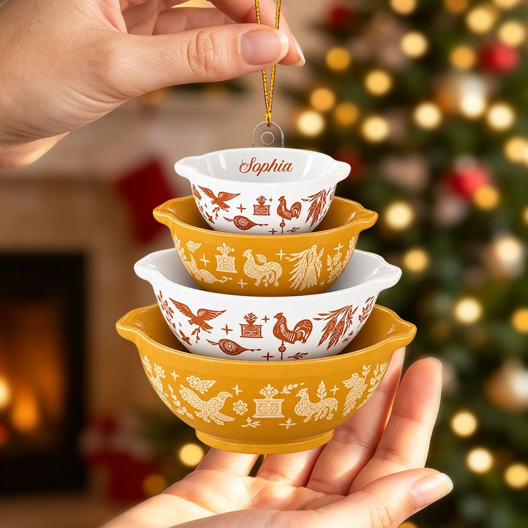 Cinderella Bowl Personalized Retro Kitchen Ornament