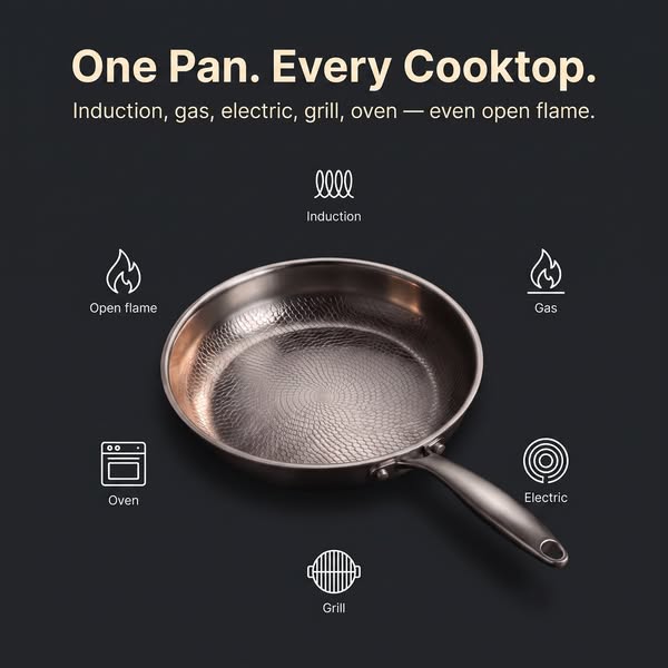 One pan. Every cooktop.
