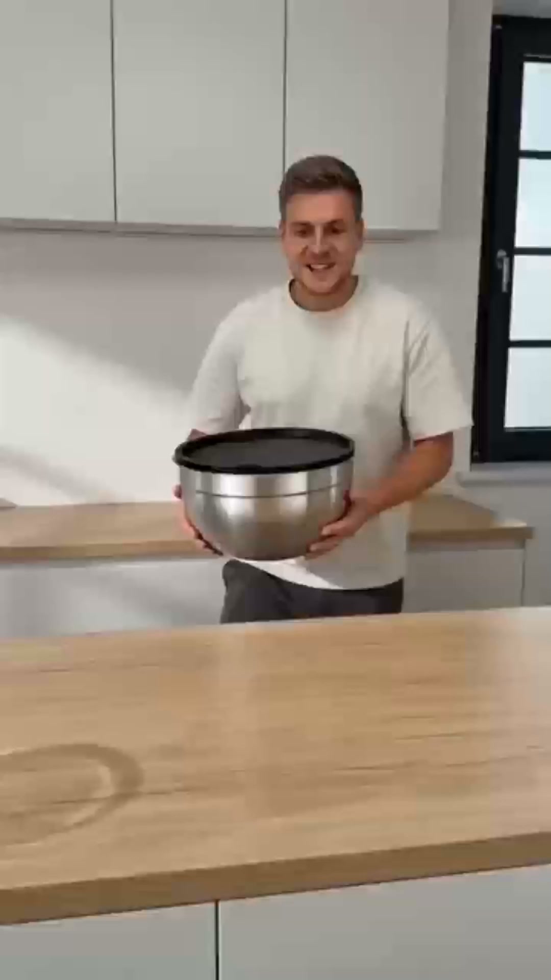 Ensemble de bols en acier inoxydable le set de cuisine polyvalent pour la preparation la patisserie et la conservation
