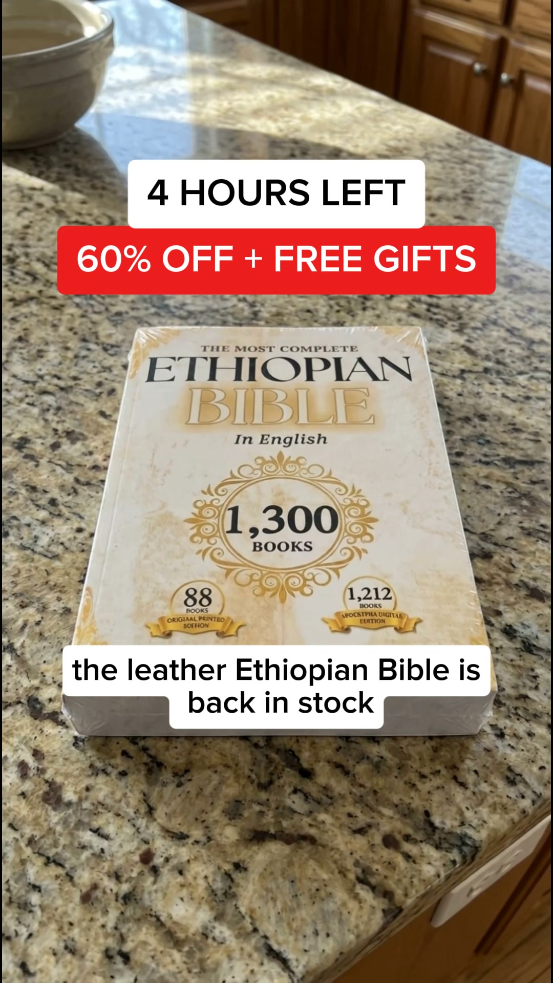 OFFER ENDS MIDNIGHT