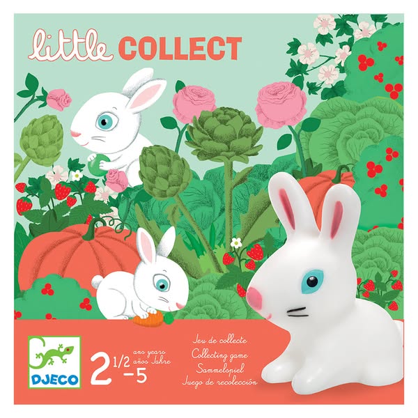 Djeco Little Collect Επιτραπέζιο Συλλογής Λαγουδάκια και καρότα