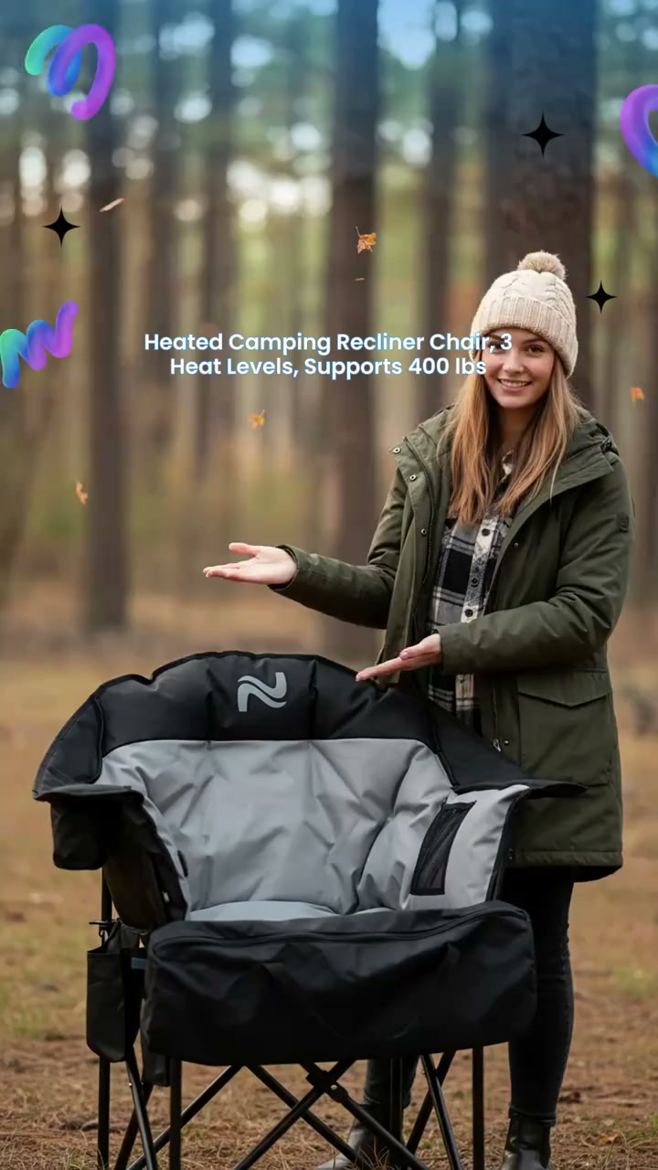 Every Sports Mom Is Going to Want This Chair #sohochic #heatedchair #CampingChair