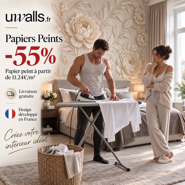 ‼ –40 % DE REMISE‼ PAPIERS PEINTS (€13)