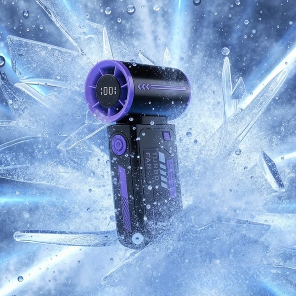 100-Speed Turbo Fan with Digital Display | Sale Price £12.99