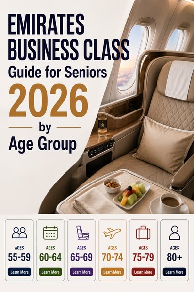 Emirates Business Class Guide for Seniors 2026 by Age Group
